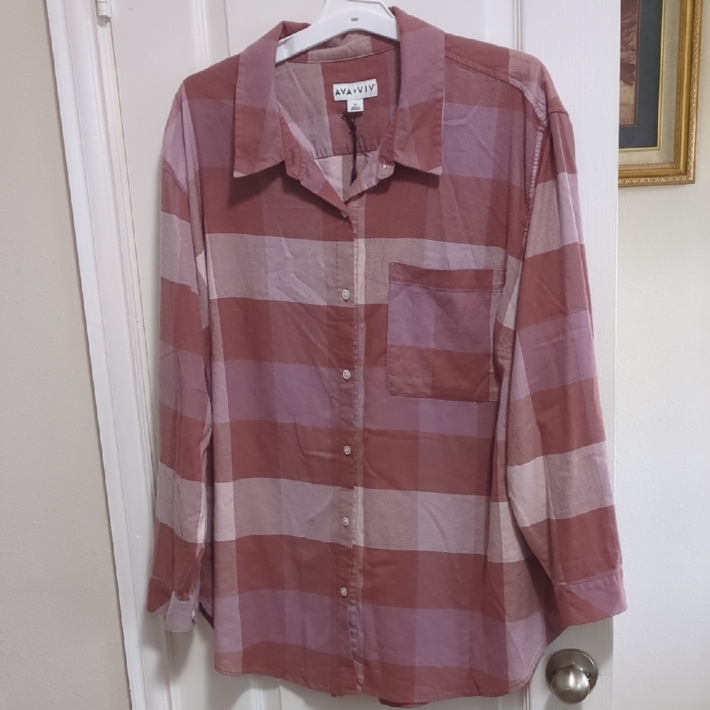 Blush Or Pink Toned Soft Flannel - Picture 1 of 5